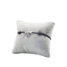 Charger l&#39;image dans la galerie, Bracelet de Créateur Divine Noir - Cristal Noir Argent 3