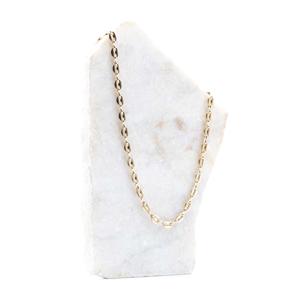 Collier Grain de Café Or