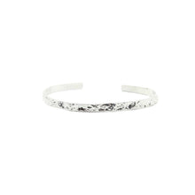 Charger l&#39;image dans la galerie, Bracelet de Créateur Jonc Feuille Argent 2