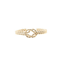 Charger l&#39;image dans la galerie, Bracelet de Créateur Jonc Nœud Or 2
