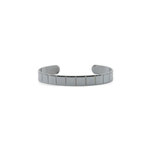 Charger l&#39;image dans la galerie, Bracelet de Créateur Jonc O&#39;Carré II Ruthénium 2
