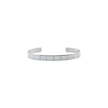 Charger l&#39;image dans la galerie, Bracelet de Créateur Jonc O&#39;Carré I Argent 2