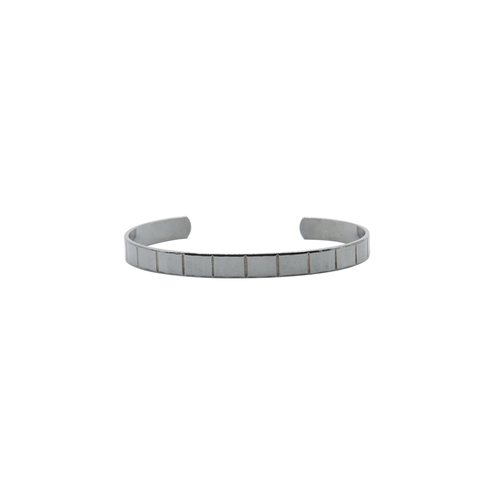 Bracelet de Créateur Jonc O'Carré I Ruthénium 2