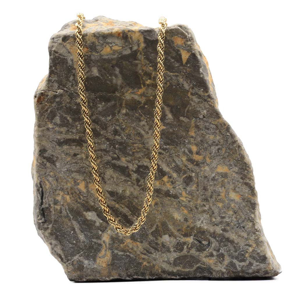 Collier Cordage - 4,5mm Or