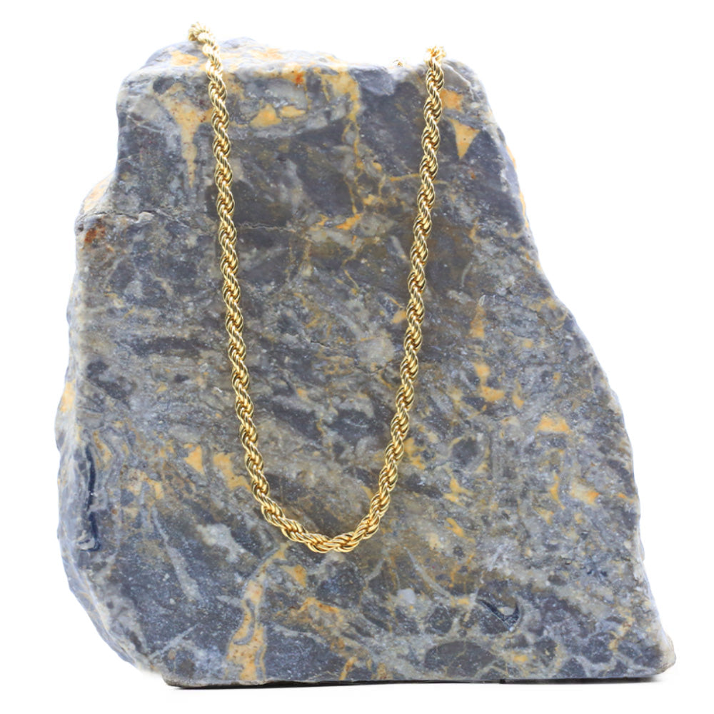 Collier Cordage - 4,5 mm Or