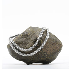 Charger l&#39;image dans la galerie, Collier Cordage - 4,5 mm Argent 3