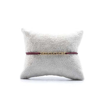 Charger l&#39;image dans la galerie, Bracelet Sobre - Bordeaux Or