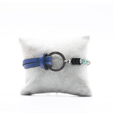 Charger l&#39;image dans la galerie, Coffret Phoenix Argent Emeraude Bleu