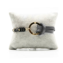 Charger l&#39;image dans la galerie, Bracelet Personnalisable Onyx Or Gris