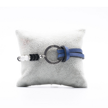 Charger l&#39;image dans la galerie, Coffret Phoenix Argent  Howlite Bleu