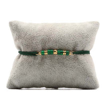 Charger l&#39;image dans la galerie, Bracelet Impérial Cordon Vert Malachite Or