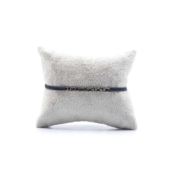 Bracelet Sobre - Bleu marin Ruthénium