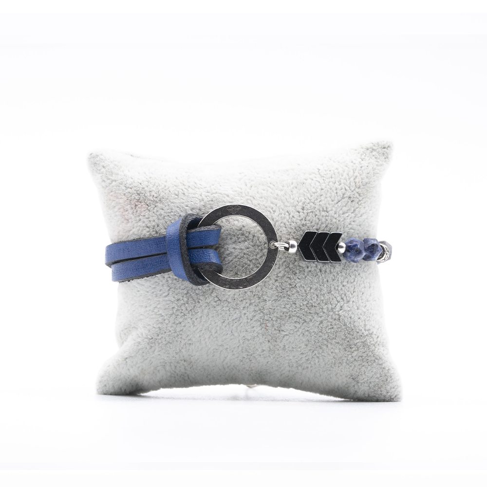 Coffret Phoenix Argent Sodalite Bleu