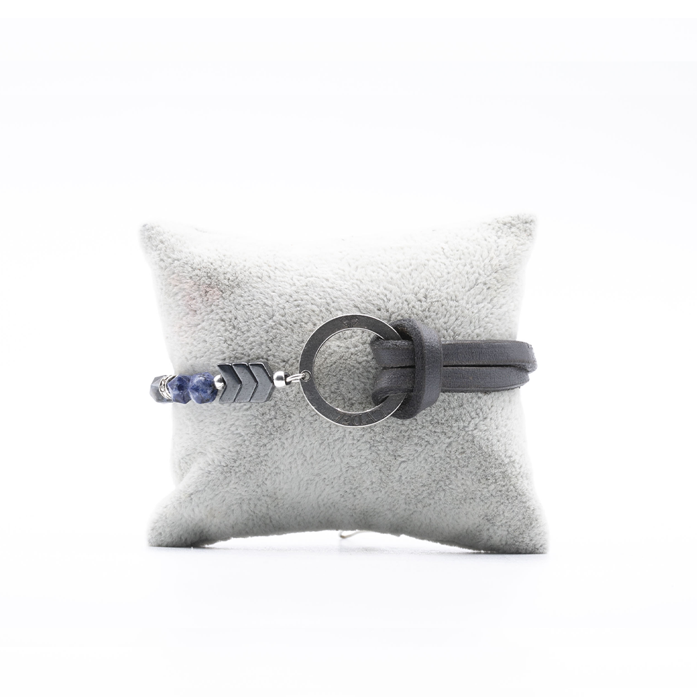 Coffret Phoenix Argent Sodalite Gris